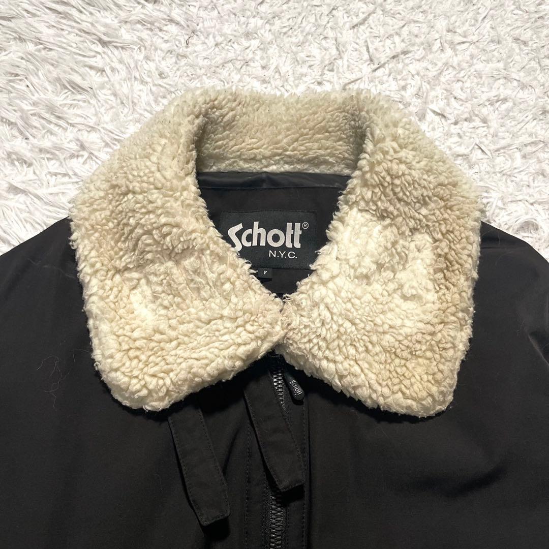 【希少】schott × JEANASIS 別注 B-3 フライトジャケット 黒