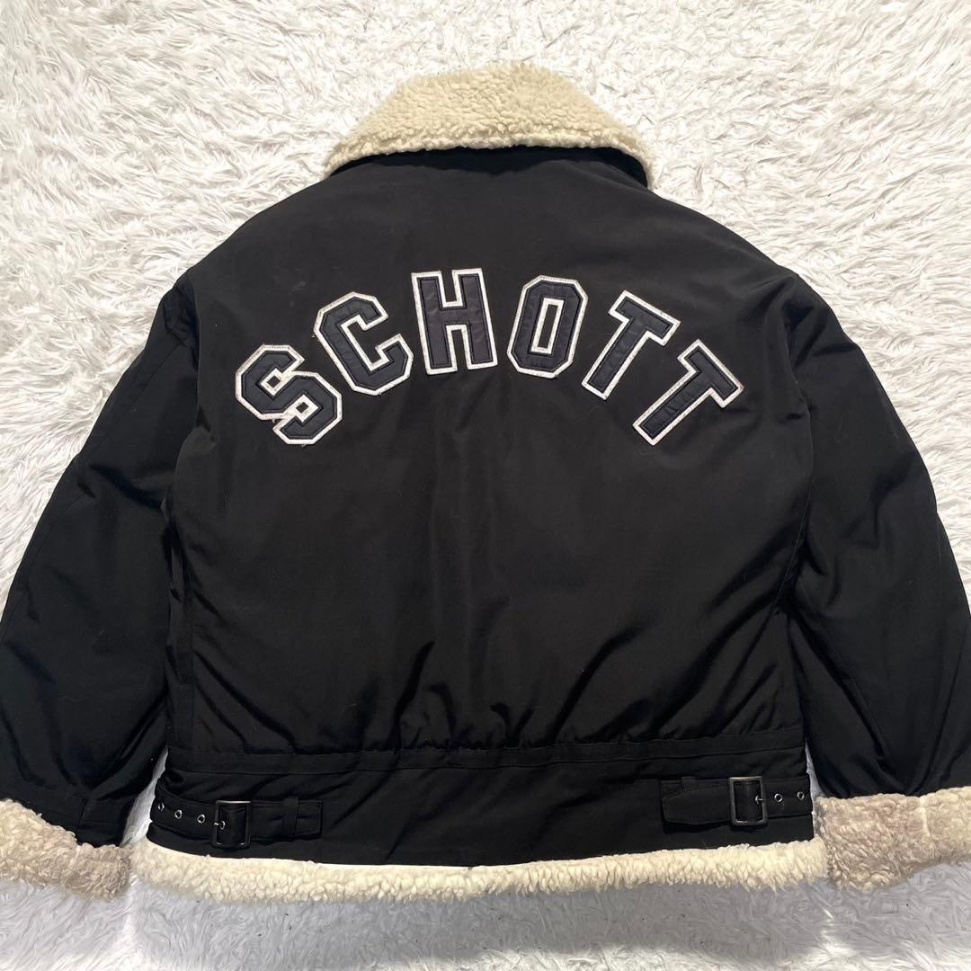 【希少】schott × JEANASIS 別注 B-3 フライトジャケット 黒