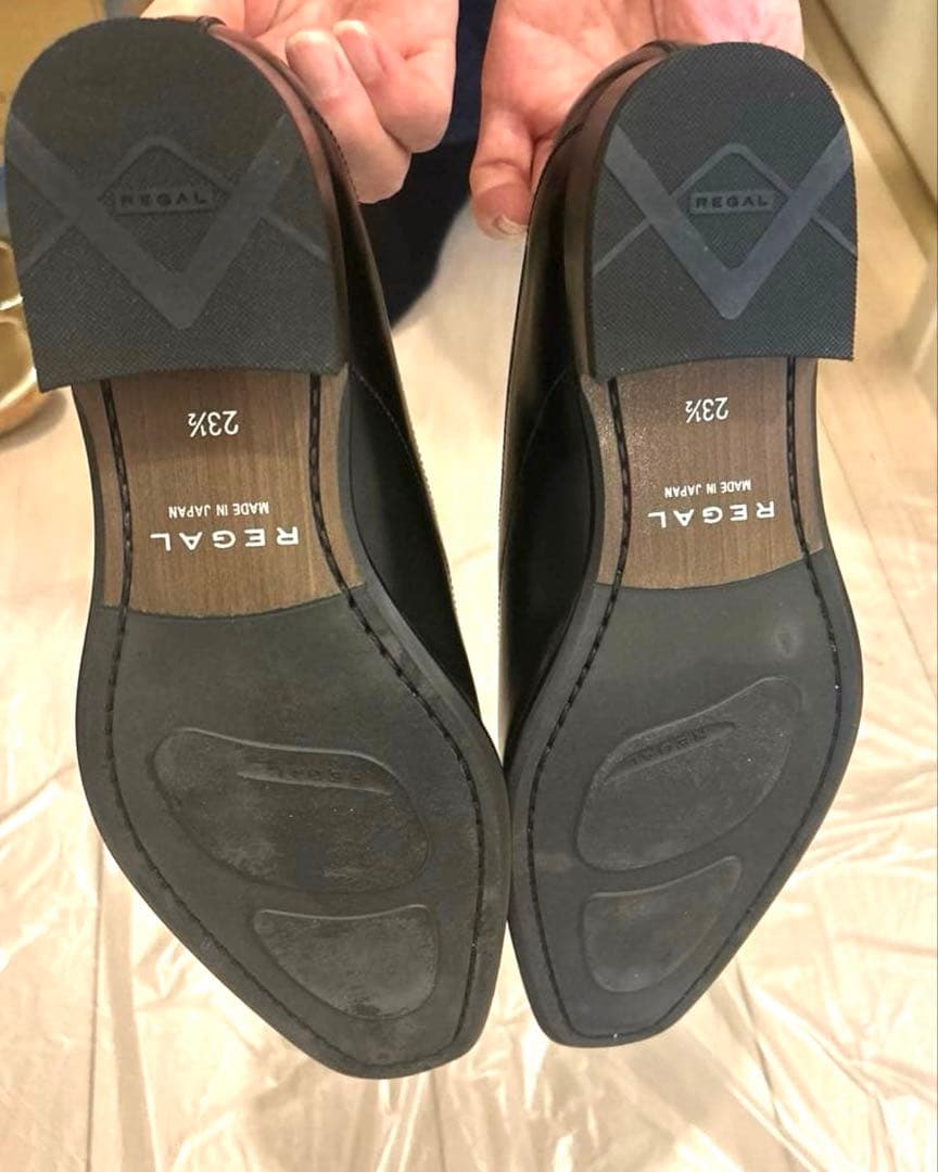 【新品未使用】【希少サイズ‼️】リーガル　メンズ　ビジネスシューズ　本革23.5㎝