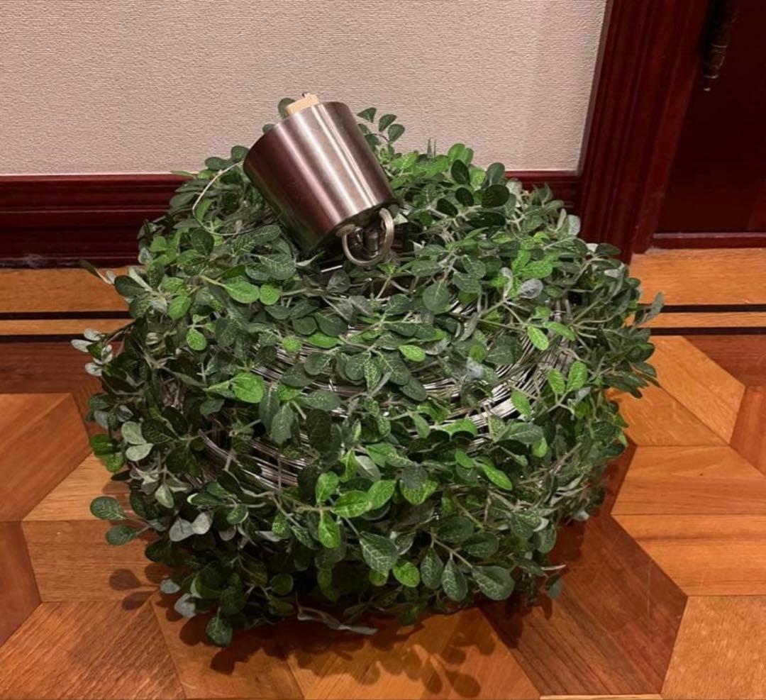 ディクラッセ オーランドビッグ ペンダントライト 人工グリーン 造花 カフェ等