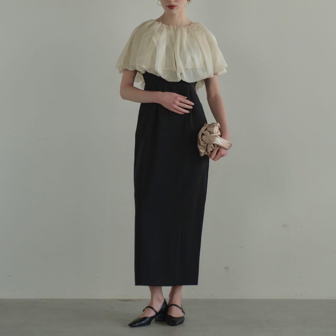 ANDRESD／バルーンヘムラインドレス