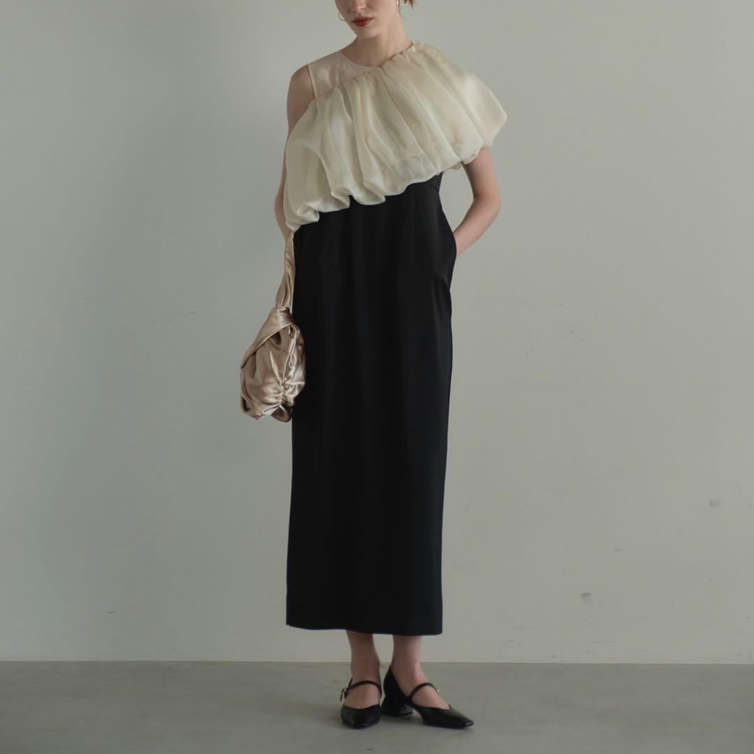 ANDRESD／バルーンヘムラインドレス