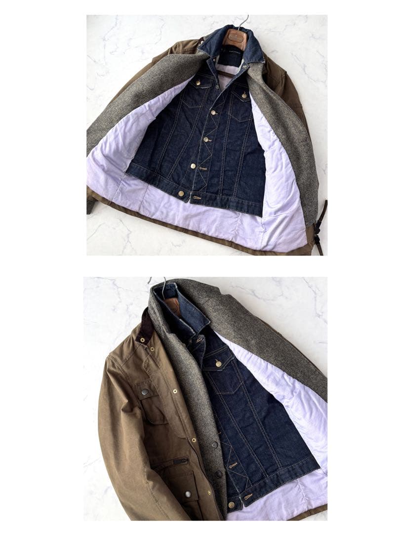 DSQUARED2 ディースクエアード ジャケット ツイード ブルゾン 48 L