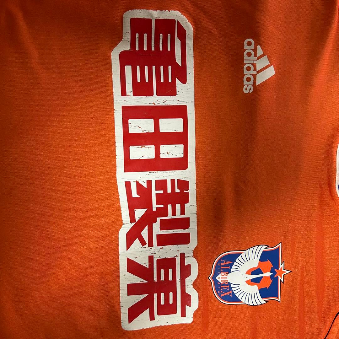 adidas サッカーシャツ 亀田製菓アルビレックス新潟ユニフォーム