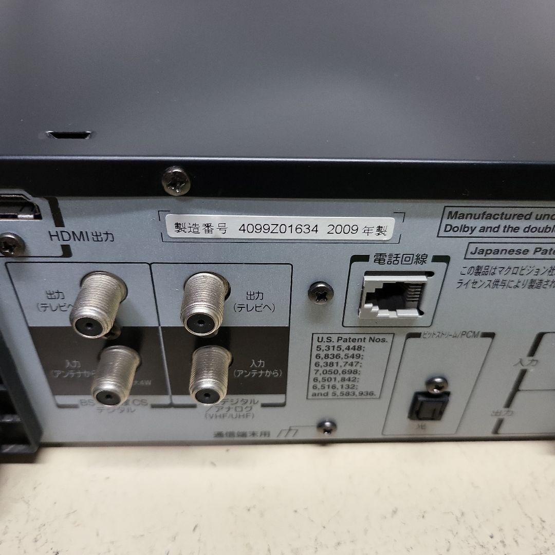 ブルーレイレコーダー TOSHIBA REGZA D-BW1005K VHS対応