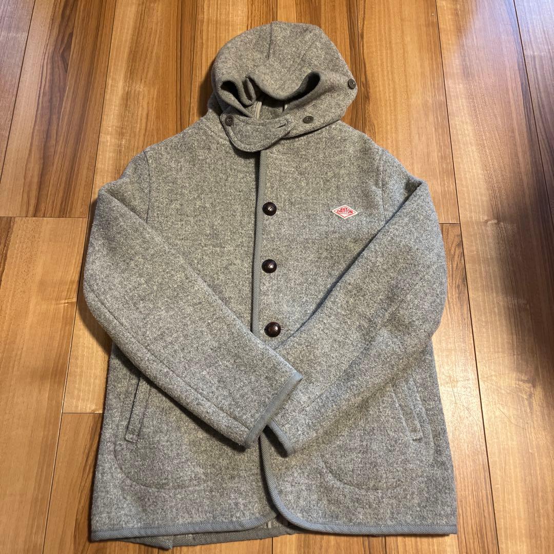 DANTON ダントン　フード付きグレーコート