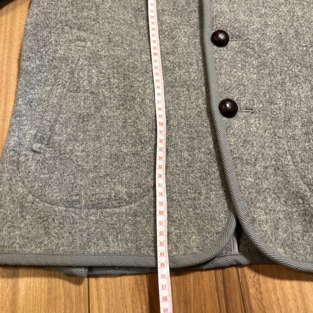 DANTON ダントン　フード付きグレーコート