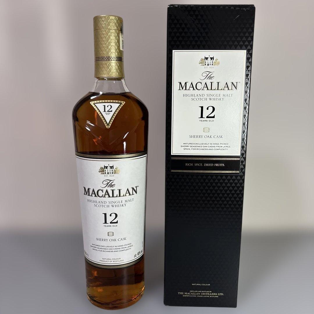 ザ マッカラン12年シェリーオークカスク未開封1本