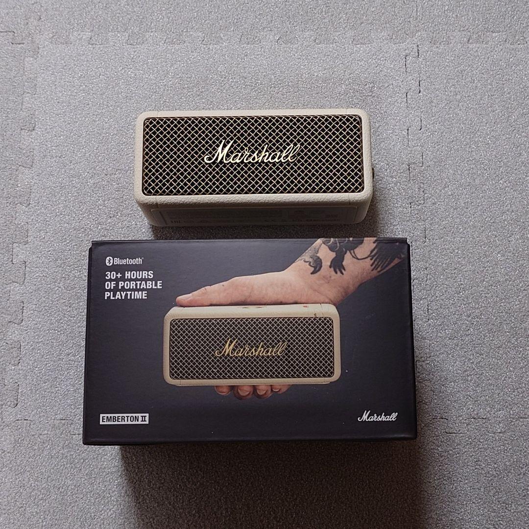 ★美品★ Marshall EmbertonⅡ（クリーム色）