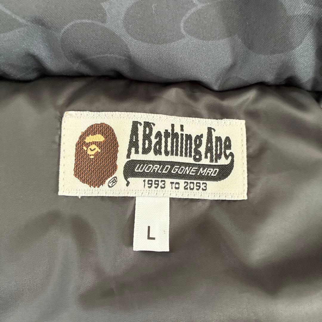 A Bathing Ape 迷彩　中綿ベスト L