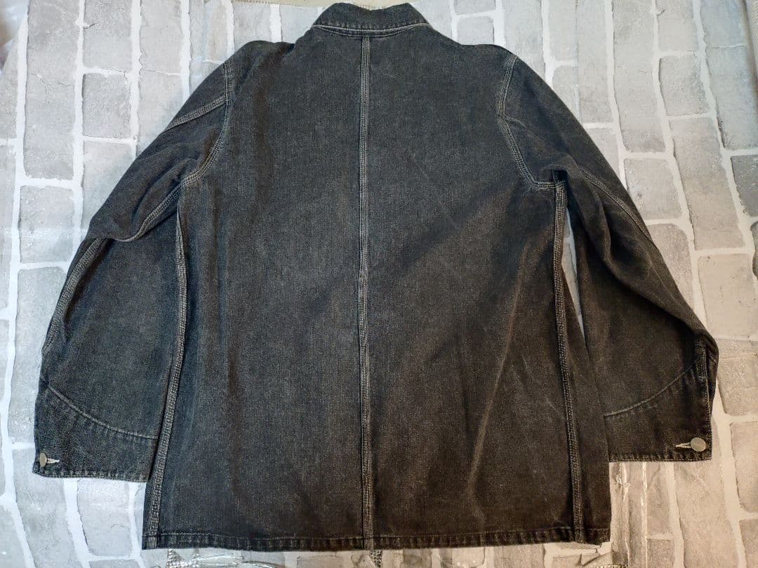 【カーハート】【Lサイズ】【ブラックデニム】【チョアコート】カバーオール