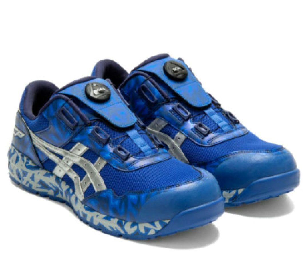 【レア】アシックス 安全靴 27㎝ CP401 限定モデルインペリアルブルー