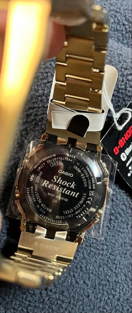 【新品】G-SHOCK フルメタル ゴールド GMW-B5000GD-9JF