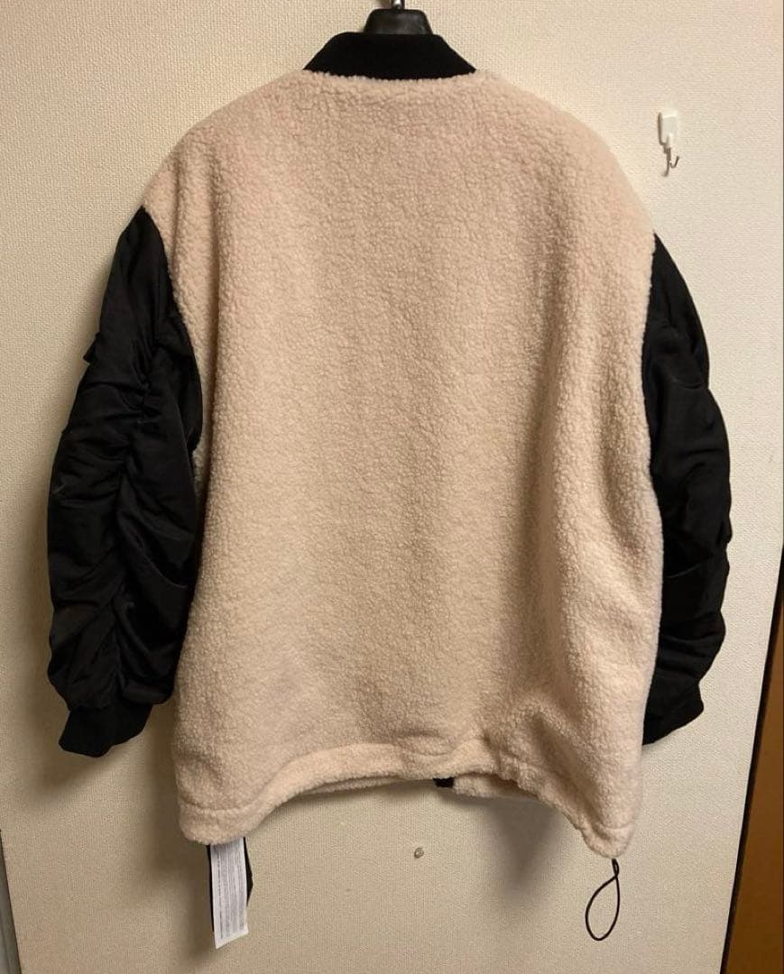 【MICALLE MICALLE】異素材ボアドッキングジャケット