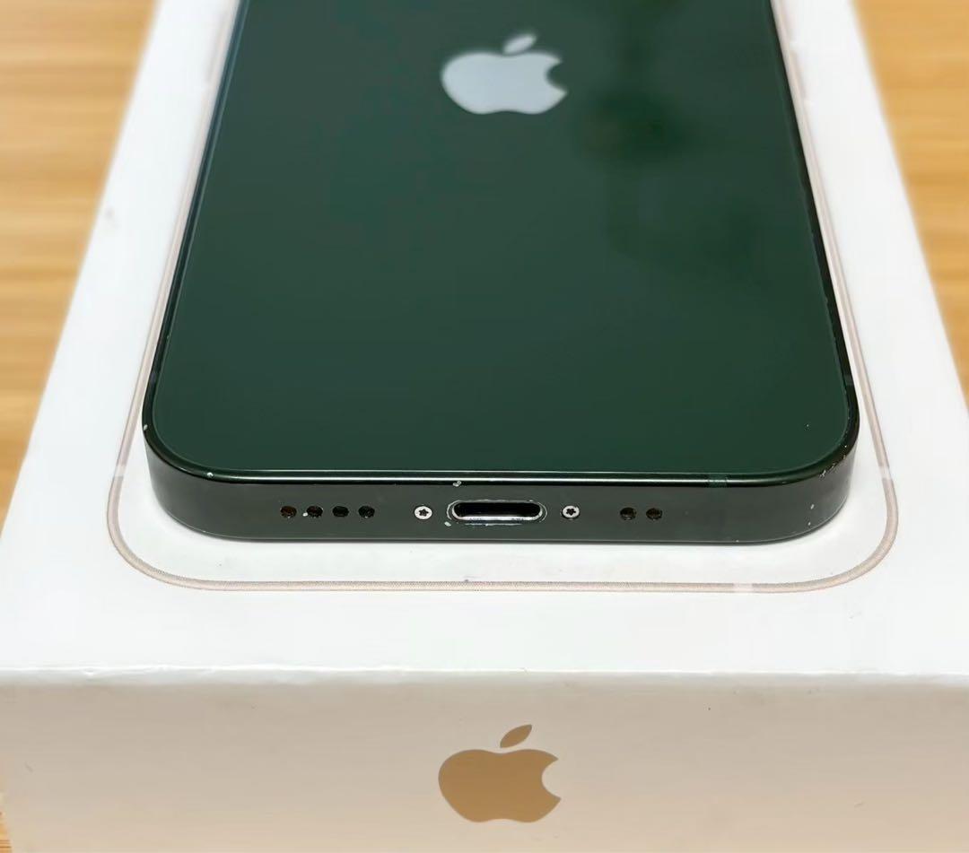 【新品バッテリー】iPhone 13 mini 128GB グリーン　本体