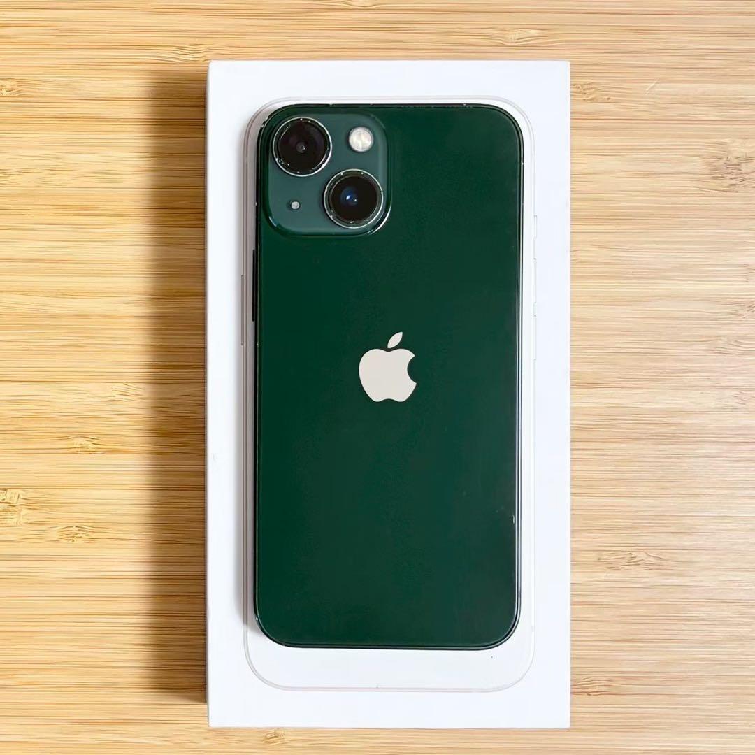 【新品バッテリー】iPhone 13 mini 128GB グリーン　本体
