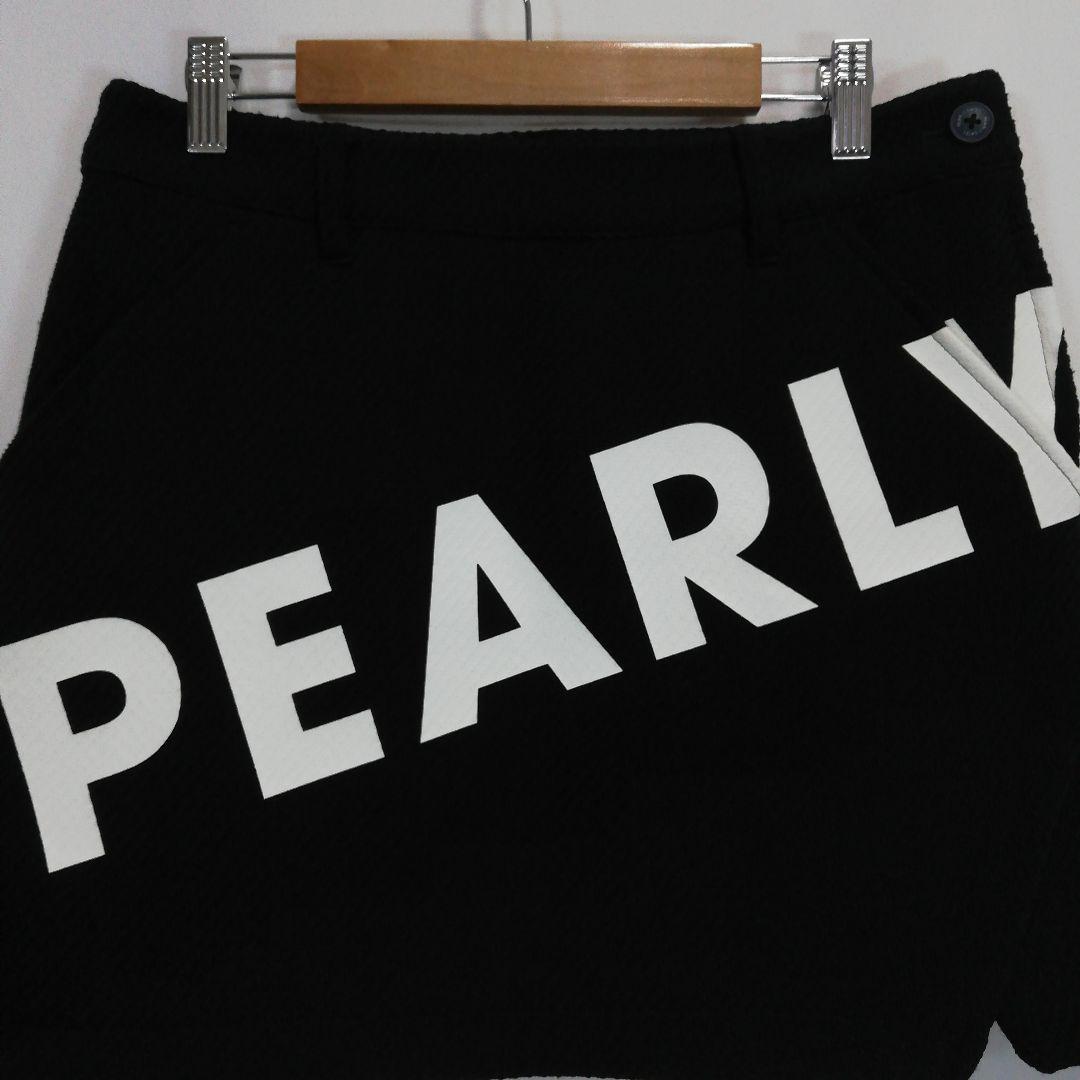 PEARLY GATES ゴルフウェア スカート ビッグロゴ 黒 パーリーゲイツ