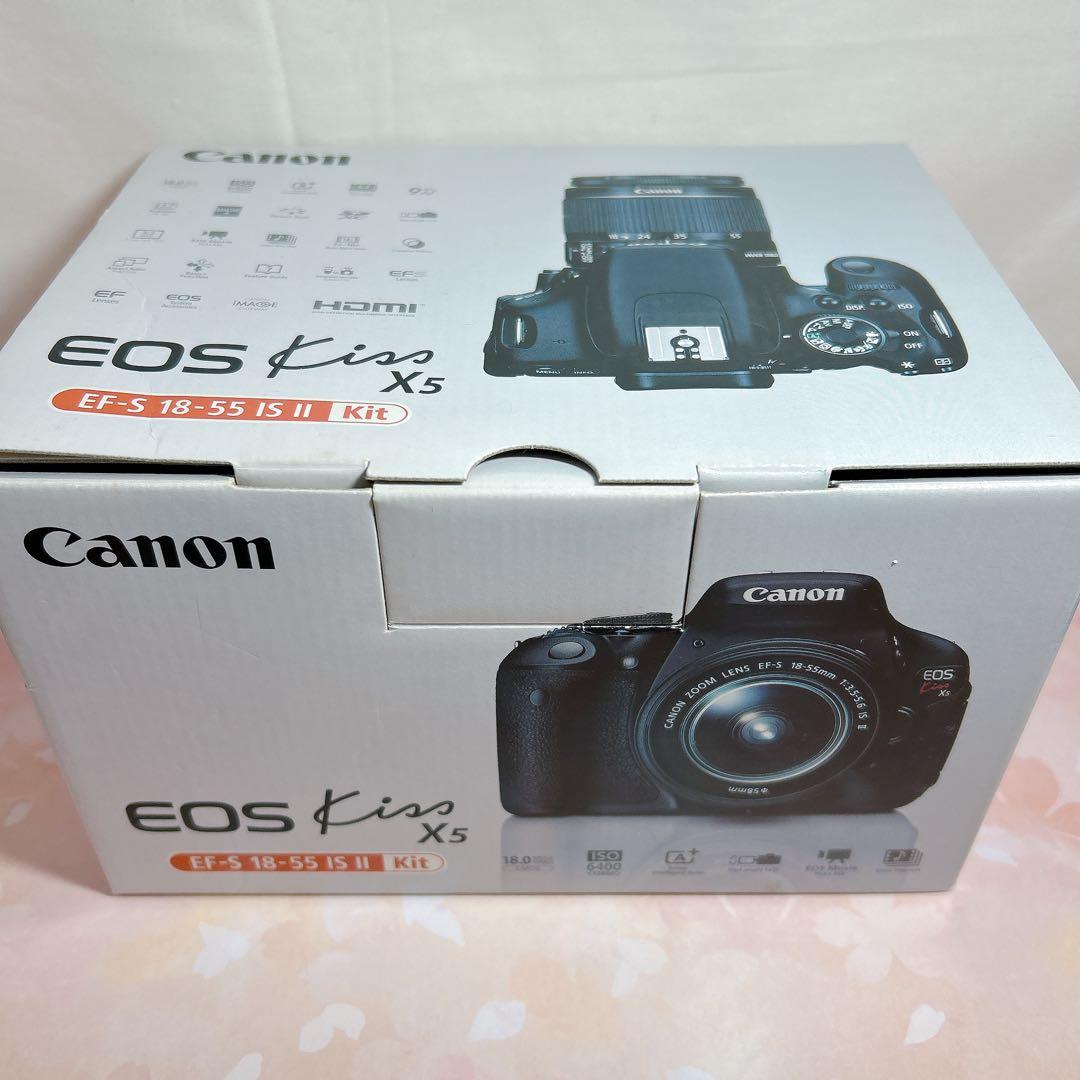 Canon EOS Kiss X5 レンズ2本セット 取説 キャノン 一眼レフ