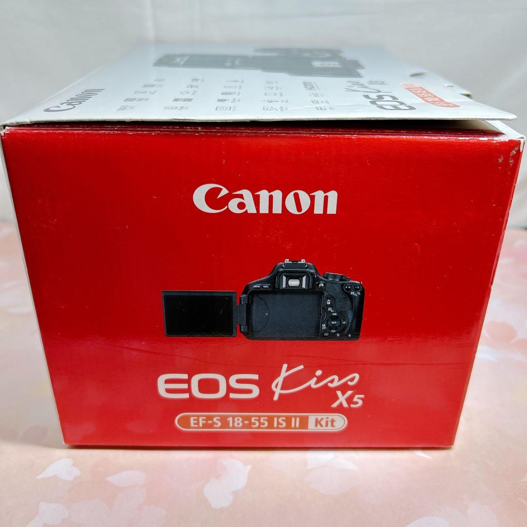 Canon EOS Kiss X5 レンズ2本セット 取説 キャノン 一眼レフ