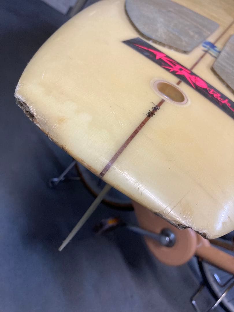 手渡し限定　Y.U.サーフボード　植田義則サーフボード　ビッグウェーブ　ガン