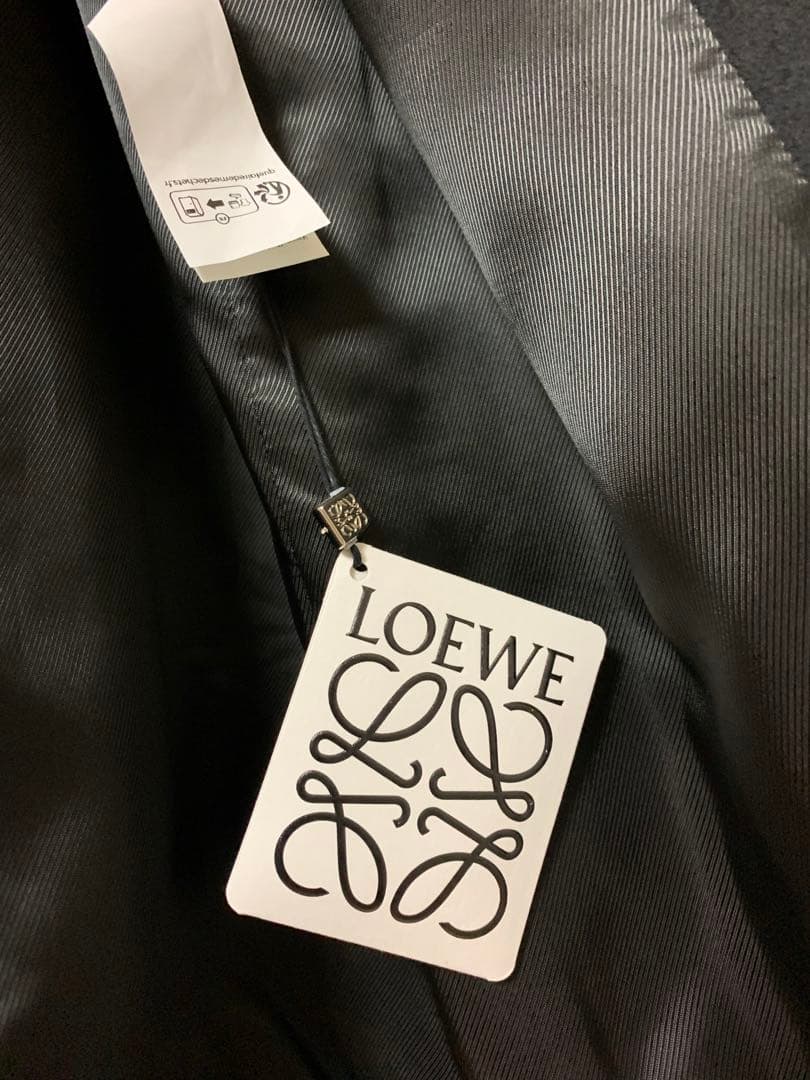 LOEWE ダブルコート ウール ブラック サイズ48