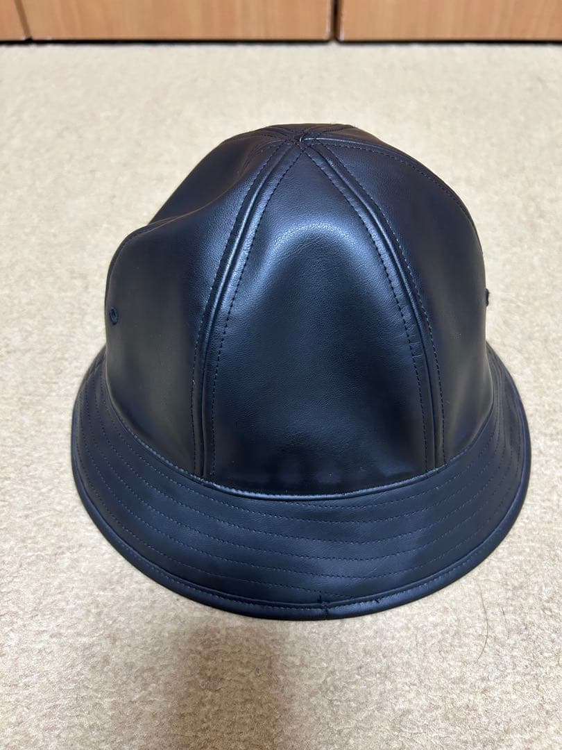 Y-3 バケットハット 黒 レザー