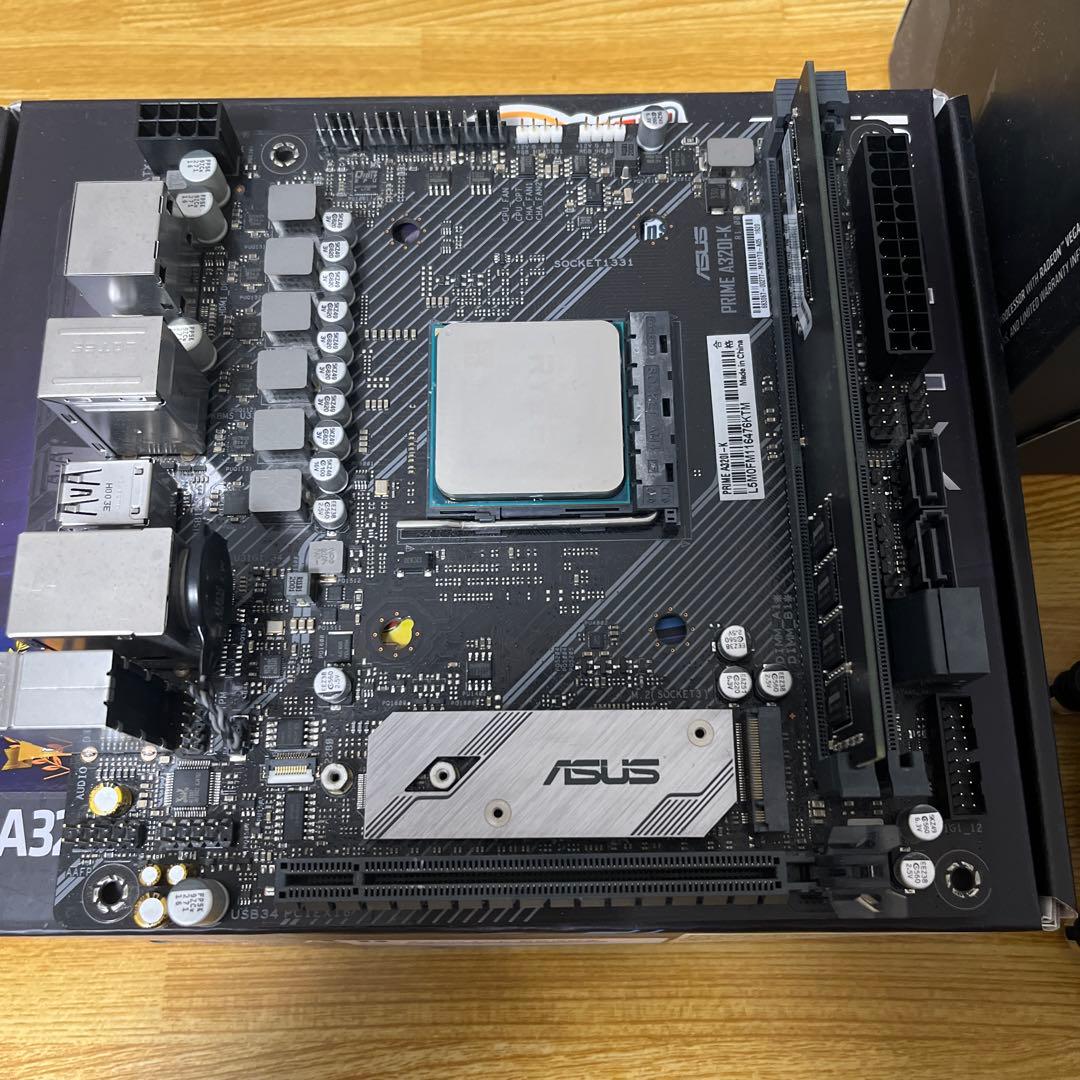 マザーボード ASUS PRIME A320i-K / 2400G / 4gb