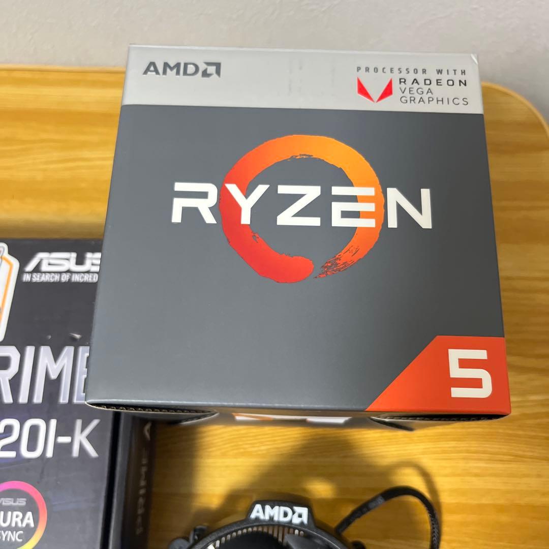 マザーボード ASUS PRIME A320i-K / 2400G / 4gb