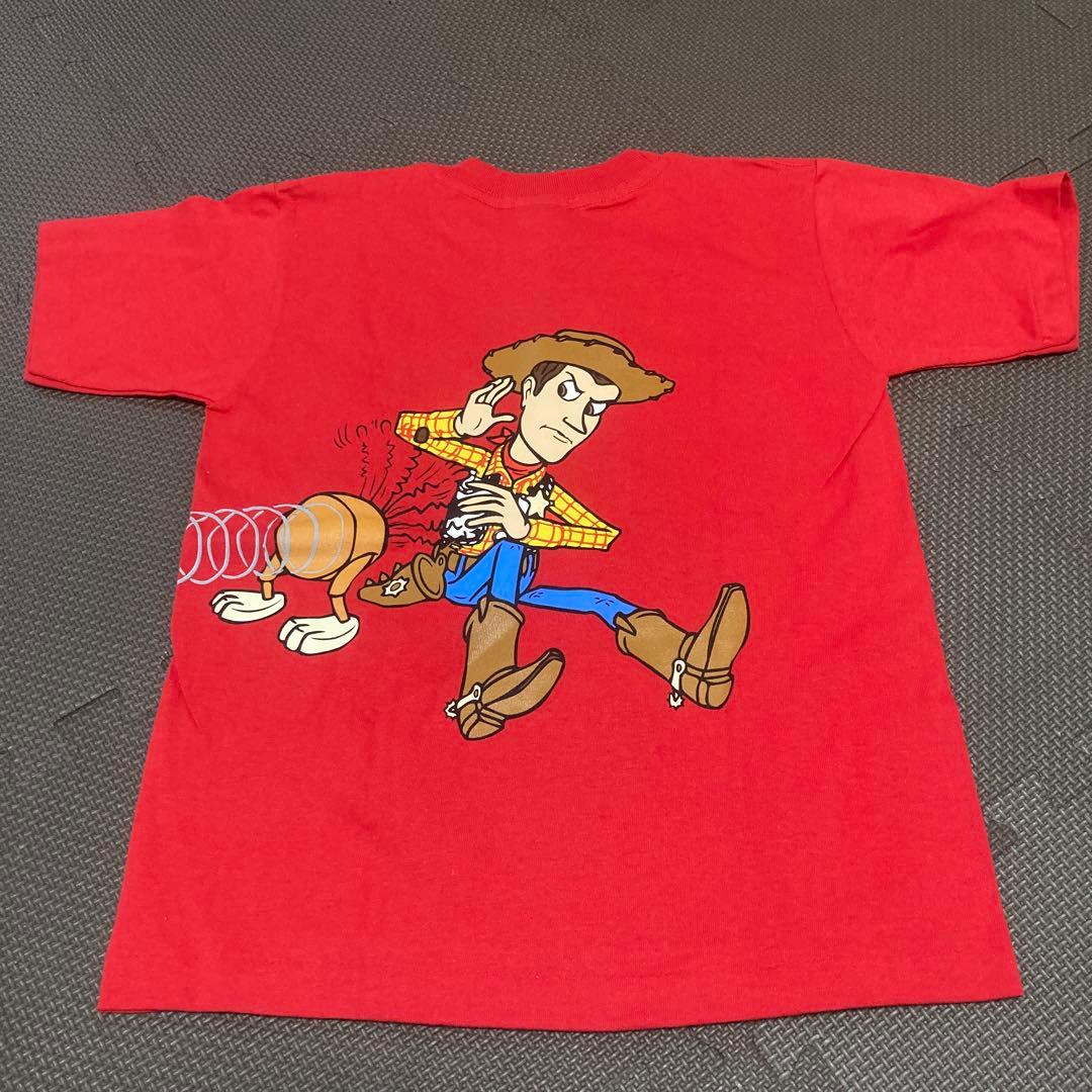 ヴィンテージ 古着　キッズ トイ・ストーリー Tシャツ 赤