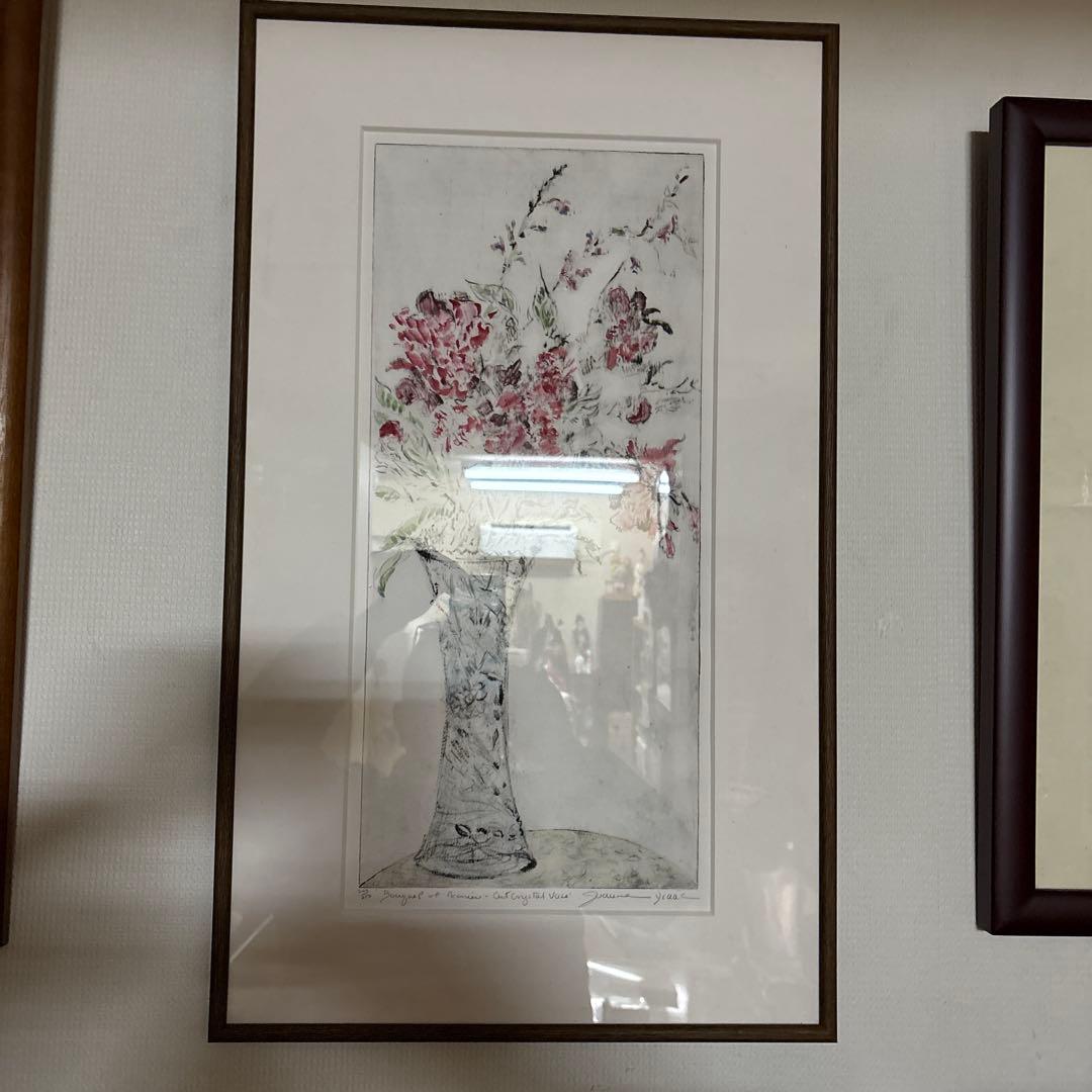 Bouquet of Primrose エッチング作品