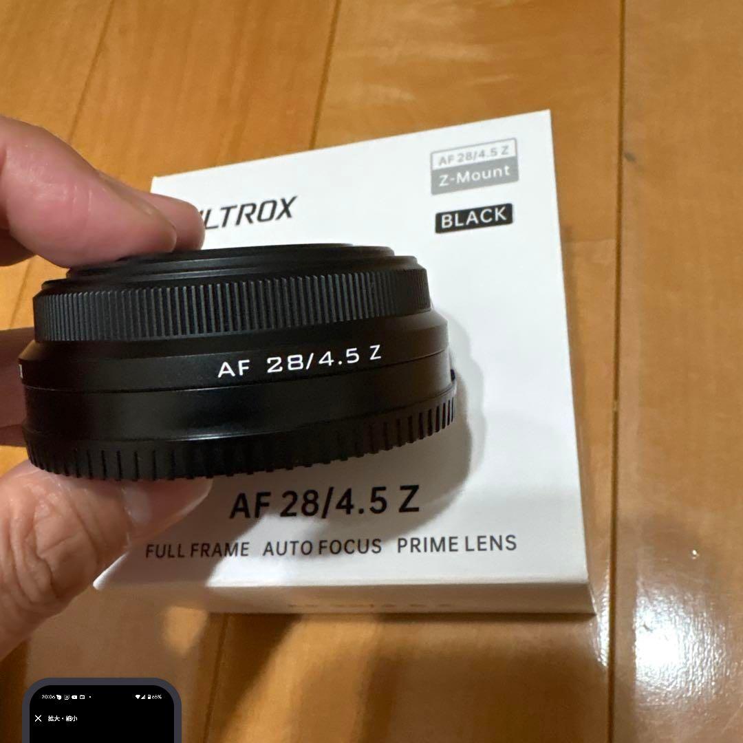 VILTROX AF 28/4.5 Z レンズ