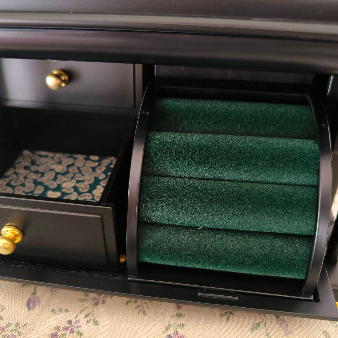 【美品・人気曲】宝石箱 アップライトピアノ型　オルゴール付き　いとしのエリー