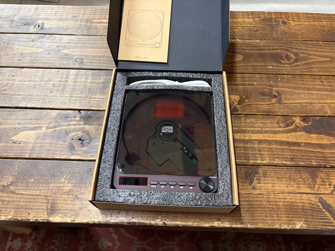 【未使用に近い】RELAX Pixel Tunes CDプレーヤー