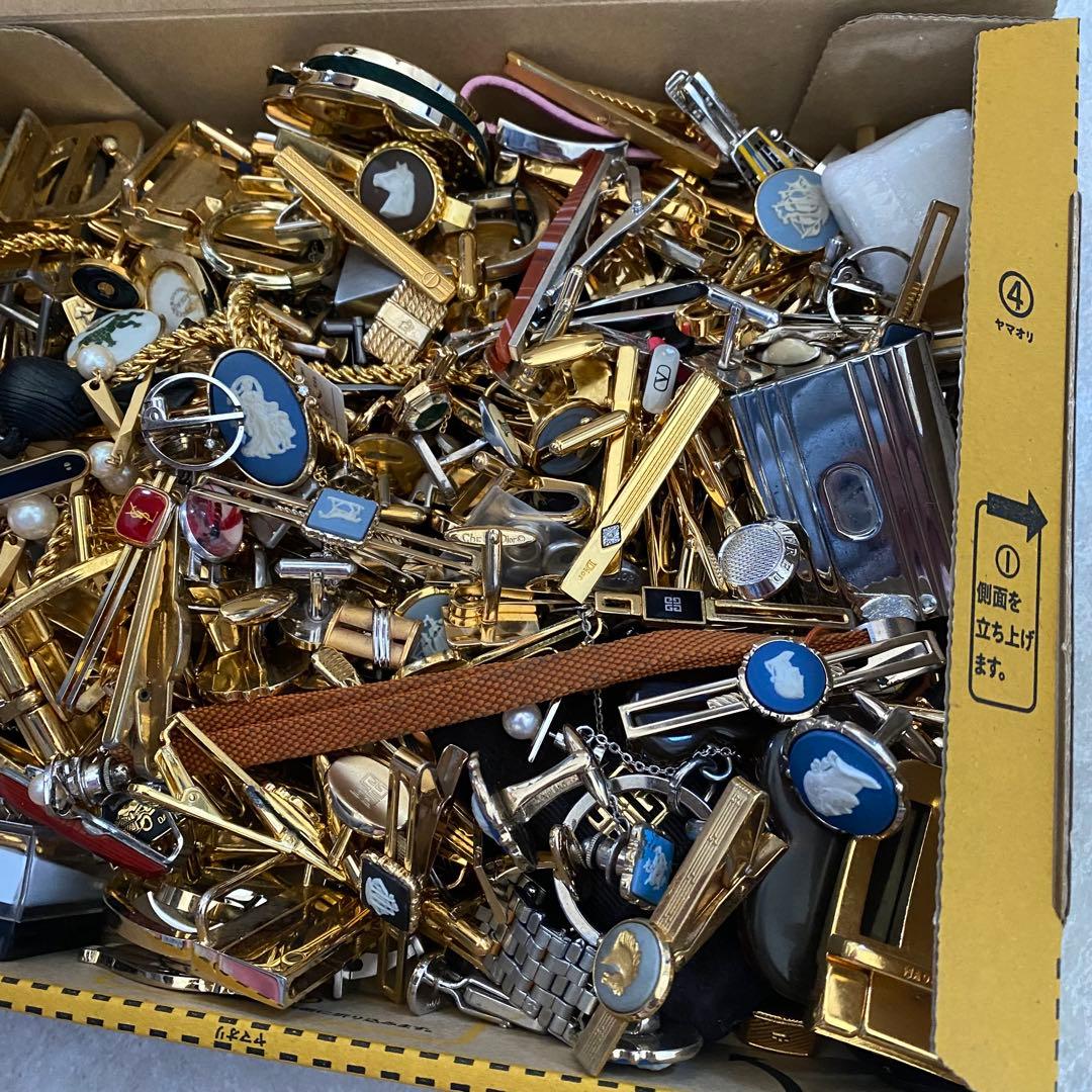 ジャンク カフス　タイピン キーホールダー 金属 まとめ売り セット 大量