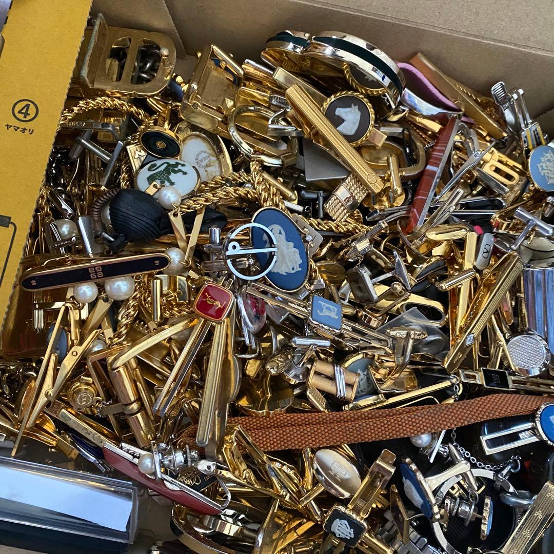 ジャンク カフス　タイピン キーホールダー 金属 まとめ売り セット 大量