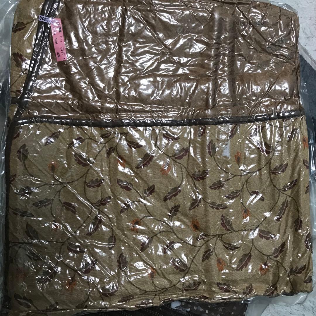 長方形こたつ布団　カバー2枚付き　190x230 クリーニング済み