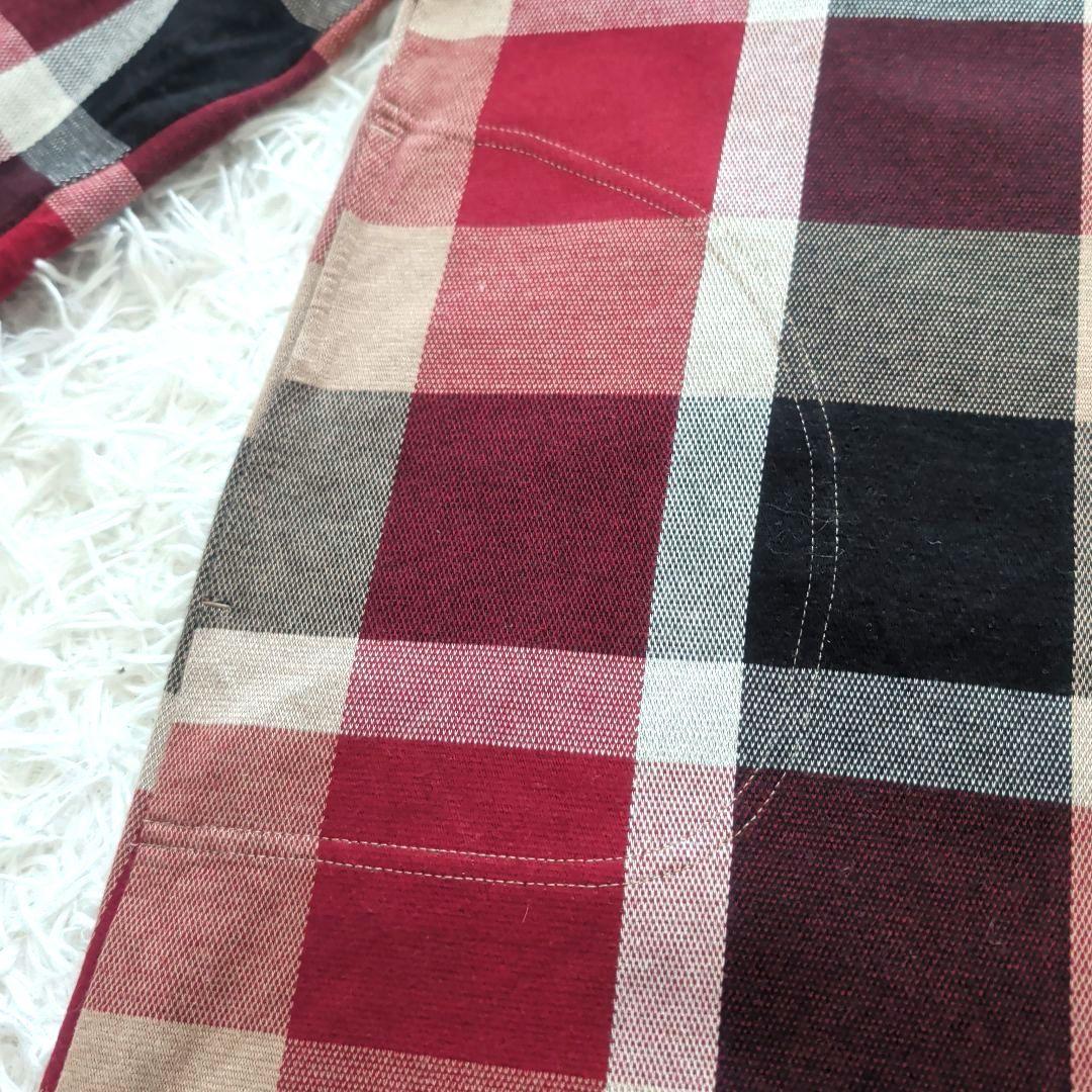 極美品 ブルーレーベルクレストブリッジ フード付きチェックワンピース 38 近年