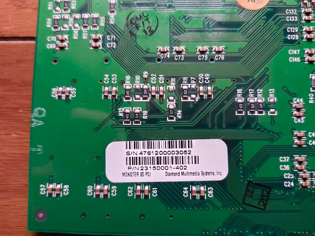 【ビンテージ】Diamond MONSTER 3D Voodoo 1 PCI