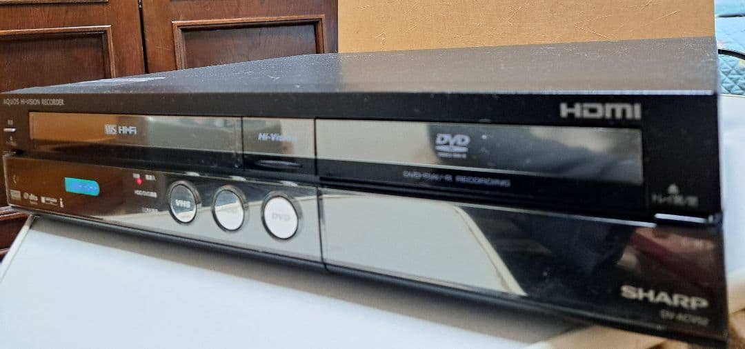 着払い発送！部品取りジャンク品！SHARPビデオ、DVD、HDDデッキ