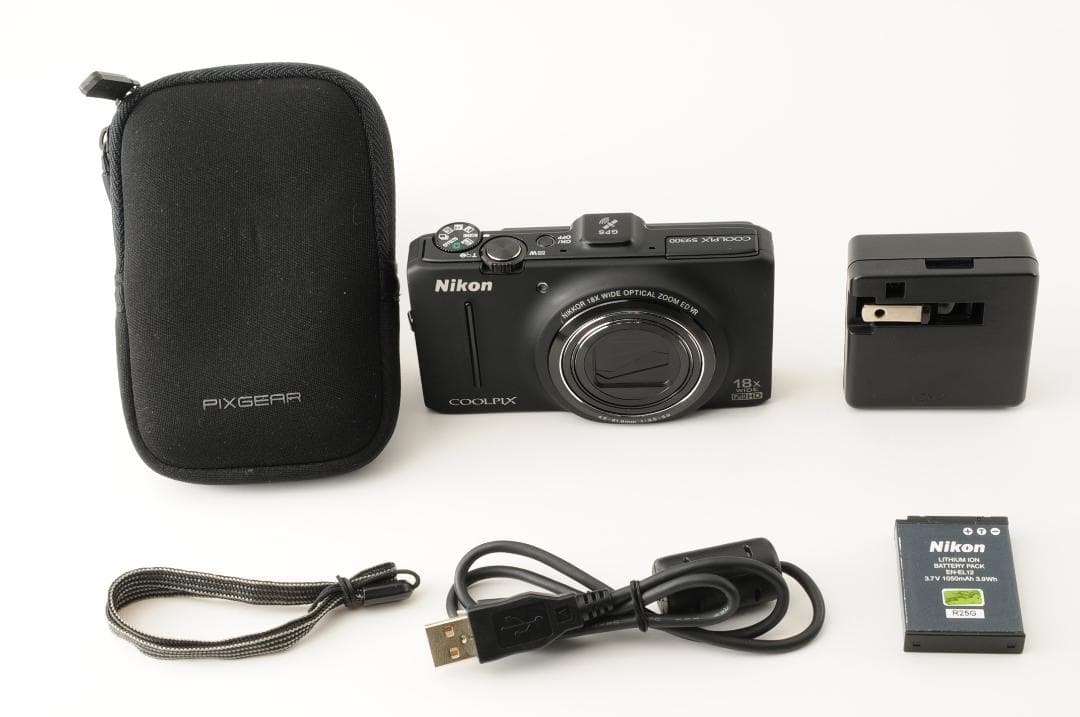 【ほぼ新品】ニコン Nikon COOLPIX S9300 デジタルカメラ 黒
