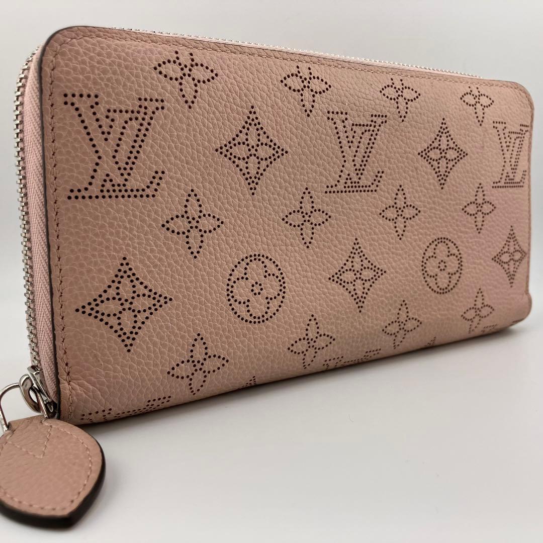 超人気✨美品✨ルイヴィトン モノグラム マヒナ ジッピーウォレット ピンク系