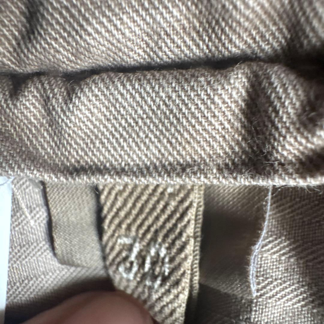 未使用品　インコテックス　ベージュ スリムフィット　チノパン タグ付　w30 ￼