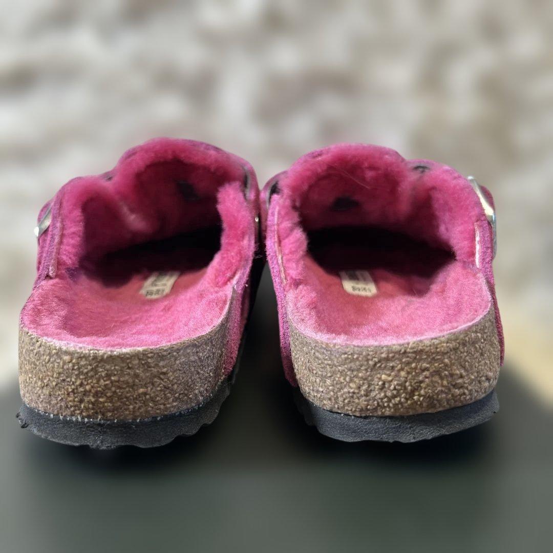 美品　BIRKENSTOCK BOSTON SHEARLING 24cm