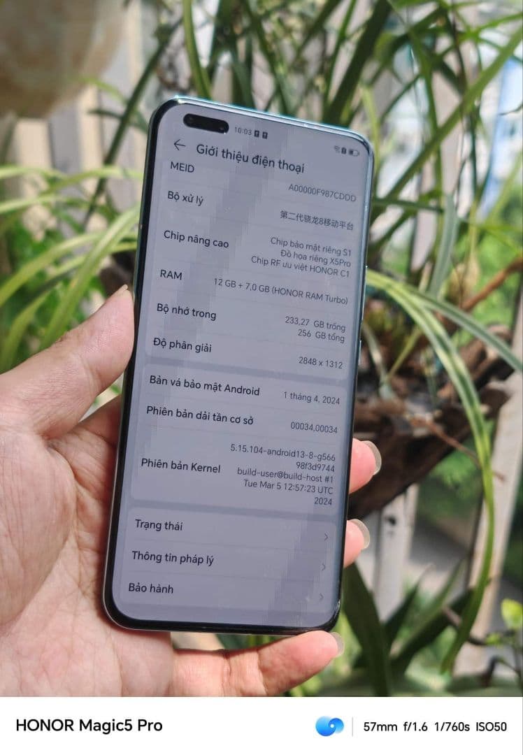 スマートフォン本体 Honor magic 5 pro 12/256G