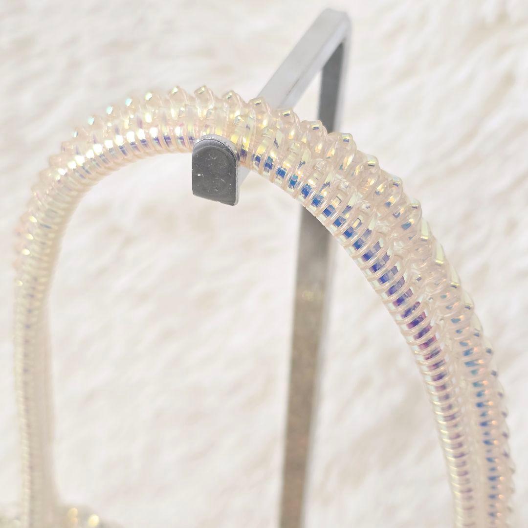 さっちゃん様✨アンテプリマ ラージ ステッラ ホワイト オーロラ チェーン付き