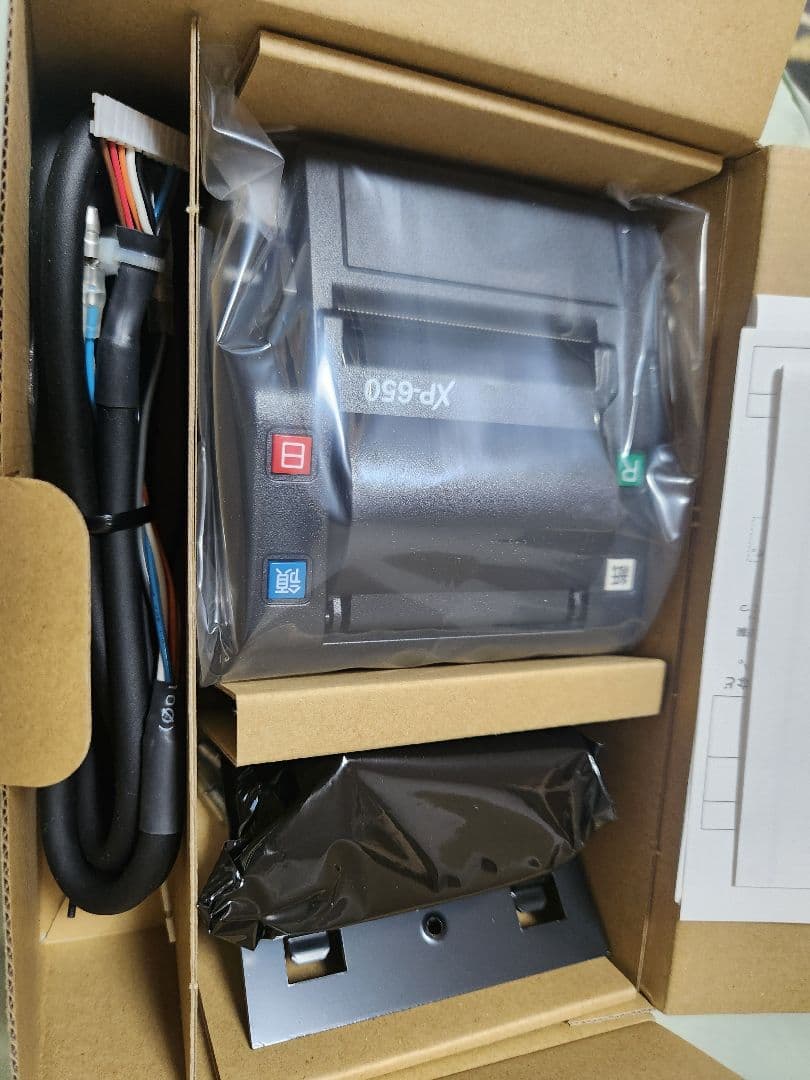 【TBM】デンソー ETC車載プリンタ XP-650 本体(未使用箱付)③