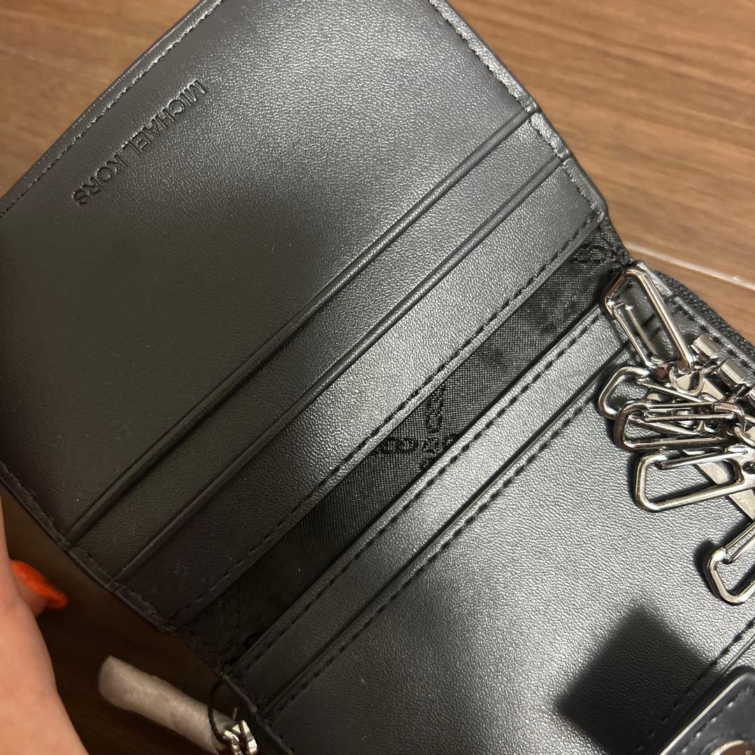 MICHAEL KORS ダークブルー キーケース