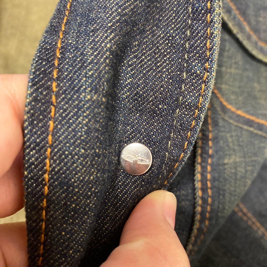 OAKLEY 異素材ドッキングジャケット　デニム　ニット　y2k 韓国　個性的