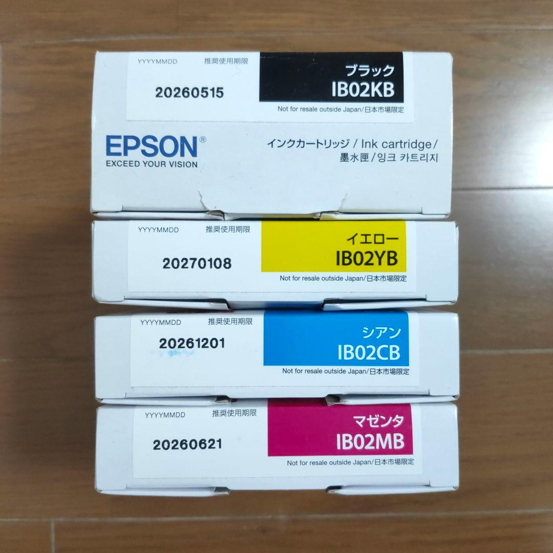 EPSON IB02シリーズ インク4色セット