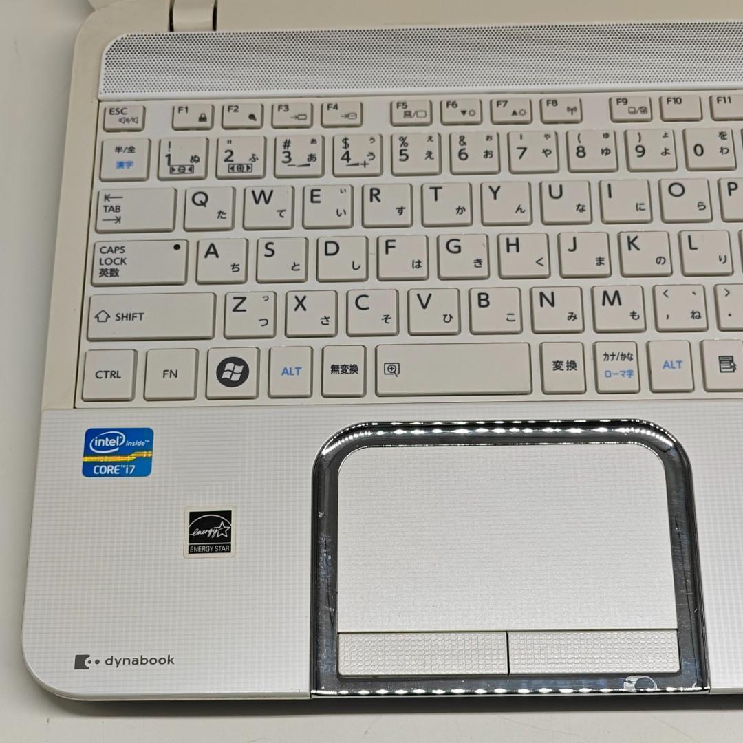 【東芝】T552 高速i7 SSD512GB 16GB ホワイト ノートPC